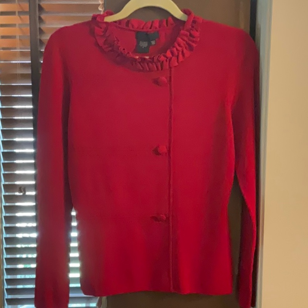 Elegant Red Women's Sweater by